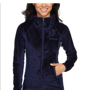 MARMOT LUSTER HOODIE FLEECE JACKET NAVY XS